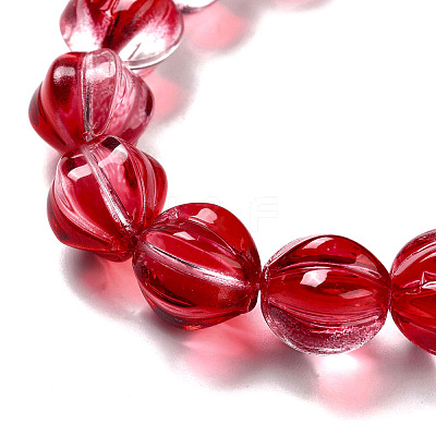 Transparent Glass Beads Strands GLAA-F114-02B-12-1