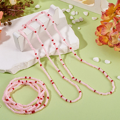 Resin Beads Bracelets BJEW-TAC0080-01D-1