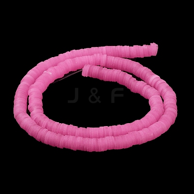 Handmade Polymer Clay Beads Strands CLAY-F004-C-1