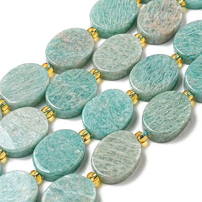 Natural Amazonite Beads Strands G-G072-C02-01-1