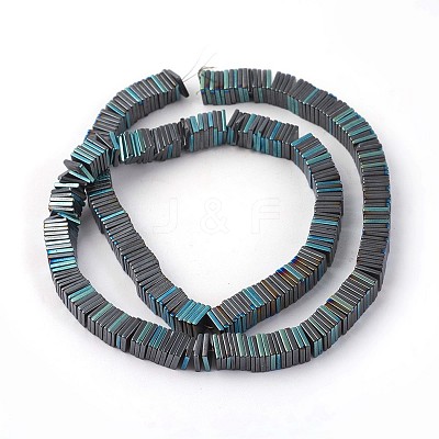 Electroplated Non-magnetic Synthetic Hematite Beads Strands G-P408-M-1