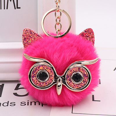 Pom Pom Ball Keychain KEYC-PW0002-033I-1