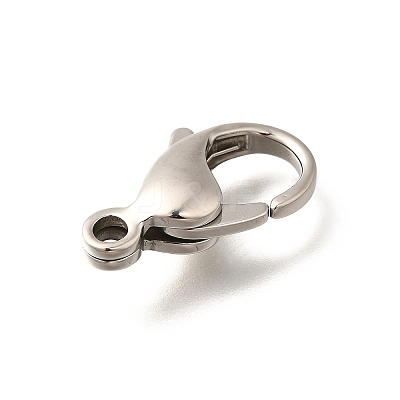 316 Stainless Steel Lobster Claw Clasps STAS-D288-09P-1