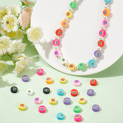300Pcs 10 Colors Handmade Polymer Clay Beads CLAY-CA0001-22-1