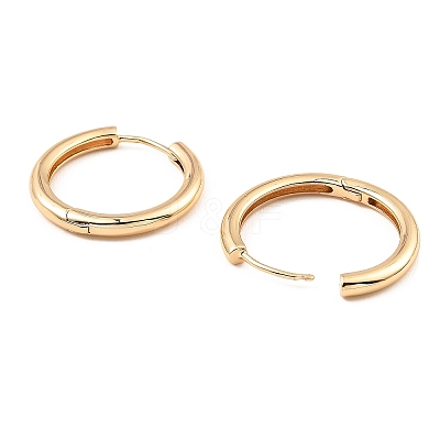 Brass Huggie Hoop Earrings EJEW-I289-11KCG-1
