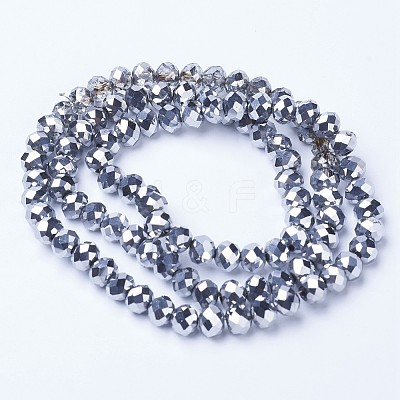 Electroplate Transparent Glass Beads Strands EGLA-A034-T10mm-UA05-1