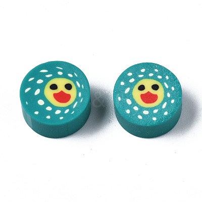 Handmade Polymer Clay Beads CLAY-N008-035C-1