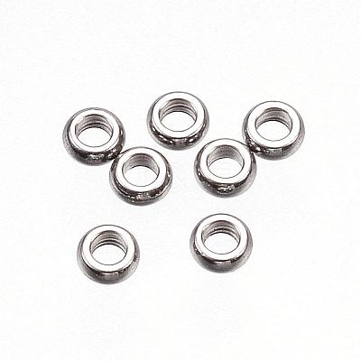 Tarnish Resistant 201 Stainless Steel Spacer Beads STAS-D448-028P-1