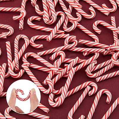 50Pcs Christmas Plastic Cabochons KY-DC0001-19-1