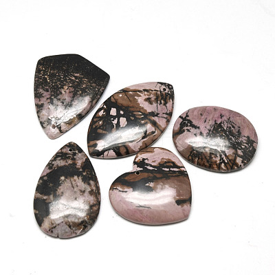 Natural Rhodonite Pendants G-R004-01D-1