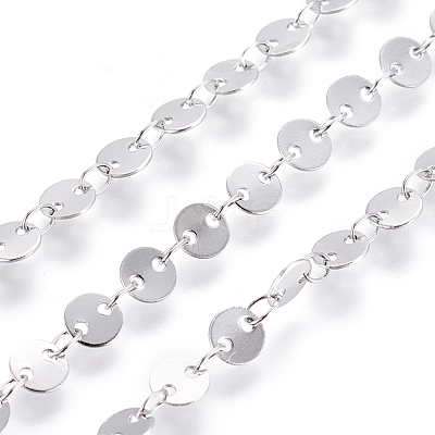 Tarnish Resistant 304 Stainless Steel Link Chains CHS-L019-01A-P-1