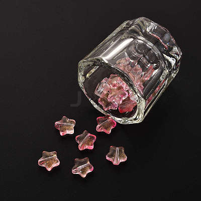 20Pcs Spray Painted Glass Beads GLAA-YW0001-13-1