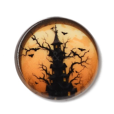 Halloween Series Acrylic Cbabochons OACR-M012-25-1