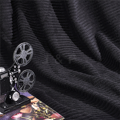 Brocade Polyester Fabric for DIY Crafts DIY-WH0308-484C-1