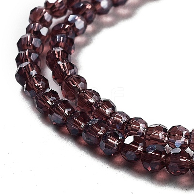 Electroplate Transparent Glass Beads Strands EGLA-A035-T3mm-A13-1