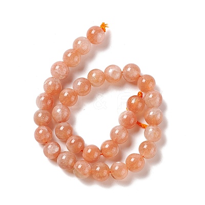 Natural Sunstone Beads Strands X-G-A205-28A-1