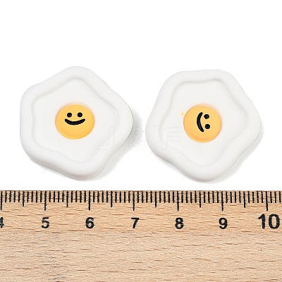 Smiling Face Resin Cabochons CRES-S372-01F-1