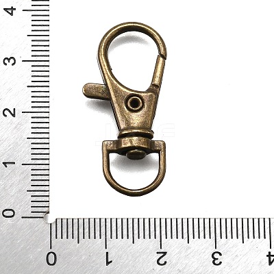 Alloy Swivel Clasps FIND-Q003-01AB-1
