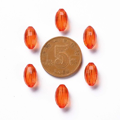 Transparent Acrylic Beads TACR-S154-30B-726-1
