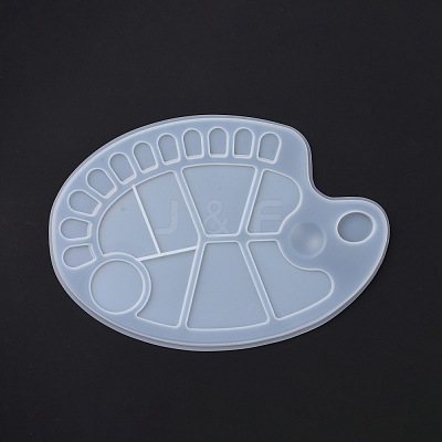 DIY Painting Palette Silicone Molds DIY-K058-05-1