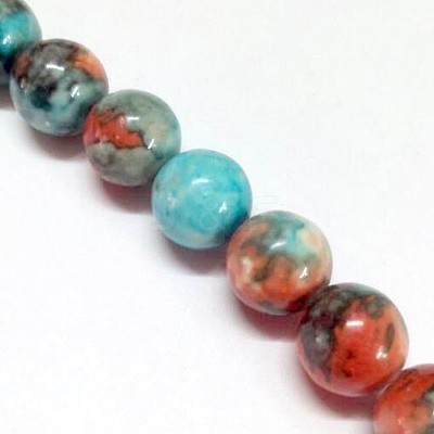 Synthetic Fossil Beads Strands G-L028-10mm-05-1