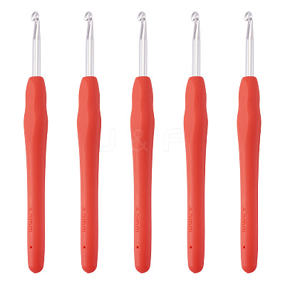 TPR Handle Aluminum Crochet Hook Needles TOOL-TA0001-13B-1