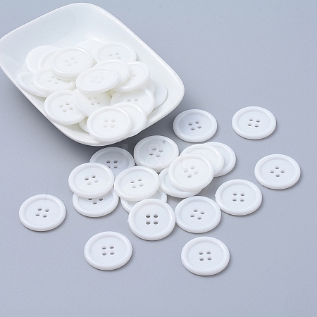 Acrylic Sewing Buttons X-BUTT-E076-D-01-1