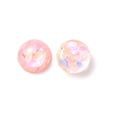 Transparent Resin Cabochons RESI-WH0027-11H-1