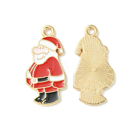 Christmas Alloy Enamel Pendants ENAM-D047-10LG-05-1