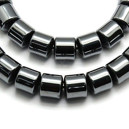Grade AA Non-magnetic Synthetic Hematite Column Beads Strands X-G-F161-06D-1