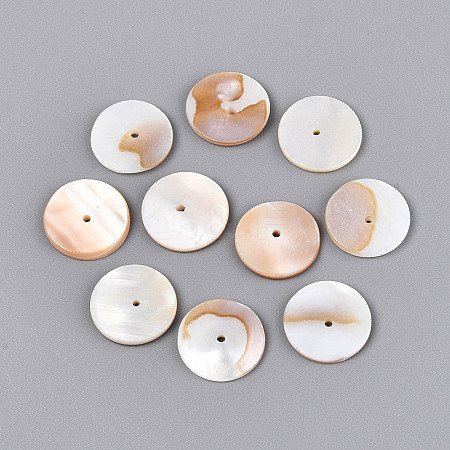 Natural Freshwater Shell Beads BSHE-T014-43C-1