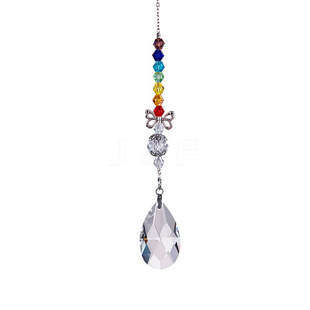 Crystal Glass Sun Catcher Pendant PW-WG98A1B-01-1