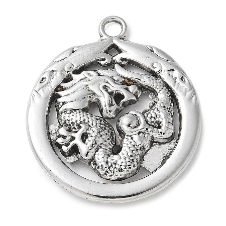 Tibetan Style Alloy Pendants PALLOY-F314-01B-1