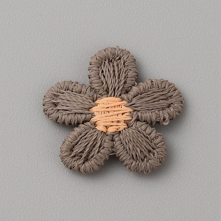 Two Tone Polyester Knitted Ornament Accessories DIY-WH0308-417H-1
