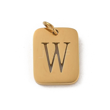 304 Stainless Steel Charms STAS-R001-01G-W-1