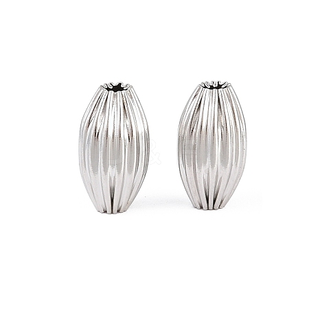 304 Stainless Steel Beads STAS-F339-10C-01-1