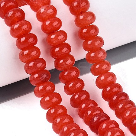 Natural White Jade Beads Strands G-Q613-01F-30-1
