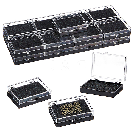 Plastic Badge Storage Gift Box CON-WH0099-05-1