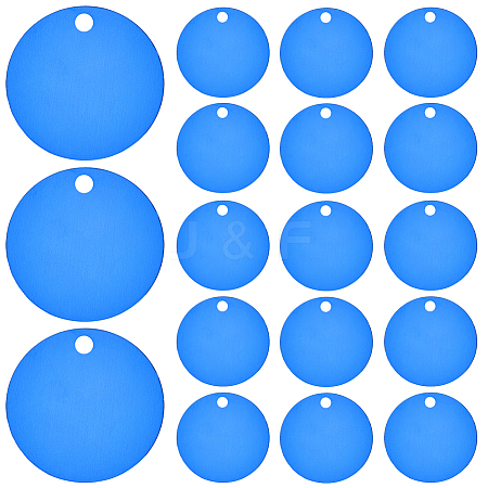 25Pcs Aluminum Pendants FIND-SP0002-68B-01-1