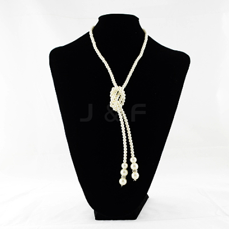 Trendy Lariat Necklace for Women NJEW-R147-01-1