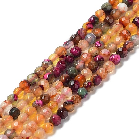 Natural Agate Beads Strands X-G-Q1000-01C-1