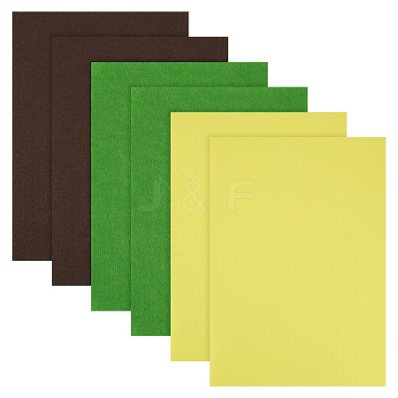 9 Sheets 3 Colors Non-Woven Fabric DIY-TA0013-43A-1