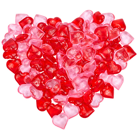 120Pcs 2 Colors Resin Beads RESI-SP0001-18A-1