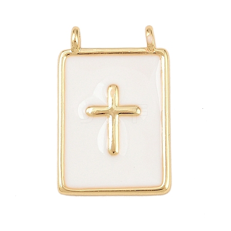 Brass Enamel Pendants KK-L251-01G-B04-1