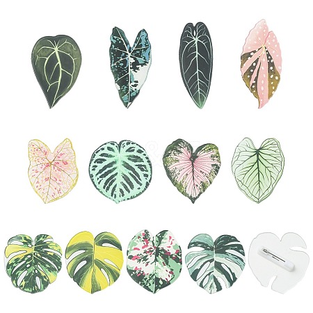 24Pcs 12 Styles Acrylic Badge for Backpack Clothes JEWB-CJC0011-02A-1