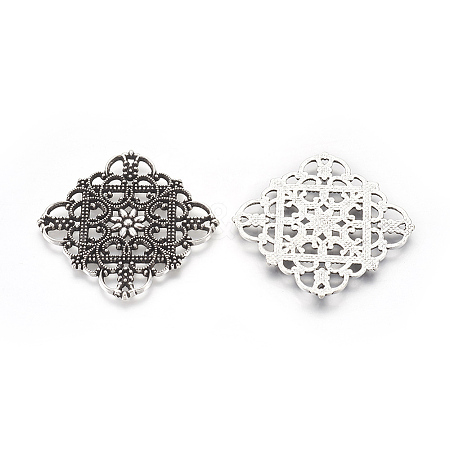 Tibetan Style Filigree Joiners LS-TIBEP-A2690-AS-LF-1