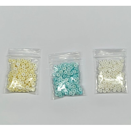 504Pcs 3 Colors Natural White Shell Beads BSHE-NB0001-29-1