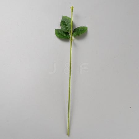 Plastic Leaf Poles AJEW-WH0542-043C-1