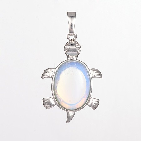 Tortoise Opalite Pendants G-D648-03-RS-1