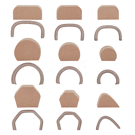 MDF Clay Pottery Mug Handle Mold DIY-WH0591-067-1